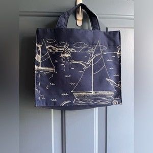 Flamstead of Vermont Sailboat Mini Tote Bag Vintage